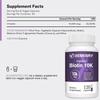 Biotin 10K Dietary Supplement: Biotin 10,000 Mcg, Designed To Support Hair, Skin, and Nail Health.