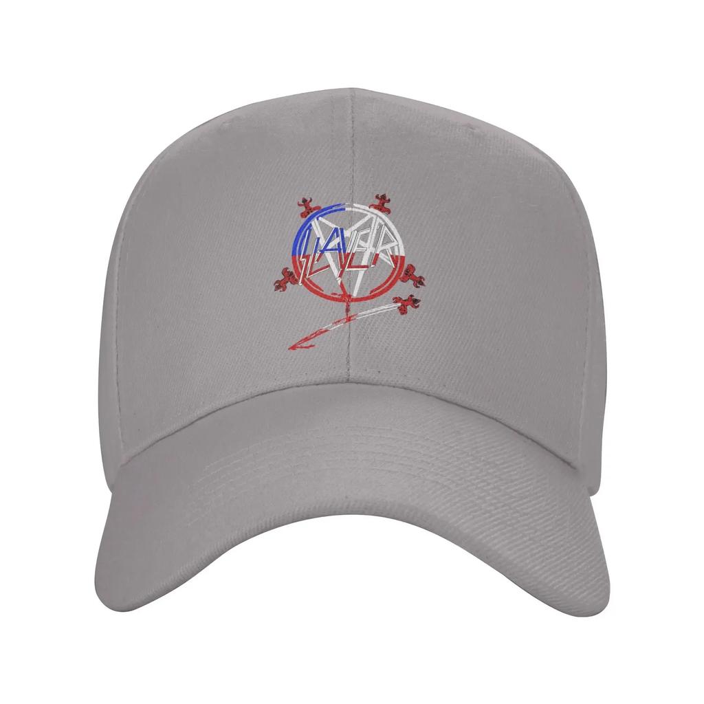 Personalized Red Logo Heavy Metal Rock Slayers Baseball Cap Outdoor Unisex Womens Adjustable Band Dad Hat Spring