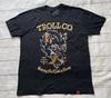 Troll Co T Shirt Keeping The Wolves Away Size XL Dirty Hands Clean Money Black
