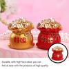 Bag Ornaments Good Luck Resin Cake Decoration Traditional Attract Wealth Artware Fortune Figurine Office Table Car Gifts