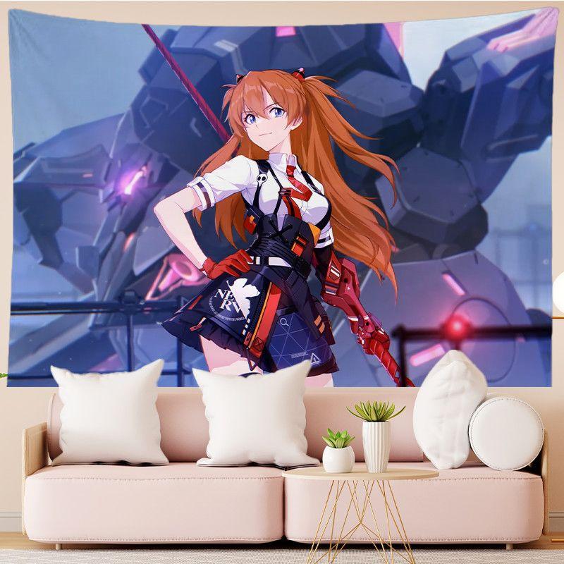Asuka nástěnná tapiserie pozadí animace Tapiserie Evangelion studentská kolej ložnice Tapiserie Dekorativní tapiserie k posteli