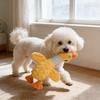 Stuffed Duck Dog Toy for Aggressive Chewers Soft Plush Duck Toy with Squeaker Crinkle Paper Puppy Chew Toy for Interactive Play And Boredom Relief