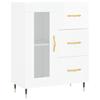 VidaXL Buffet White Glossy 69.5x34x90 Cm Engineered Wood 828022