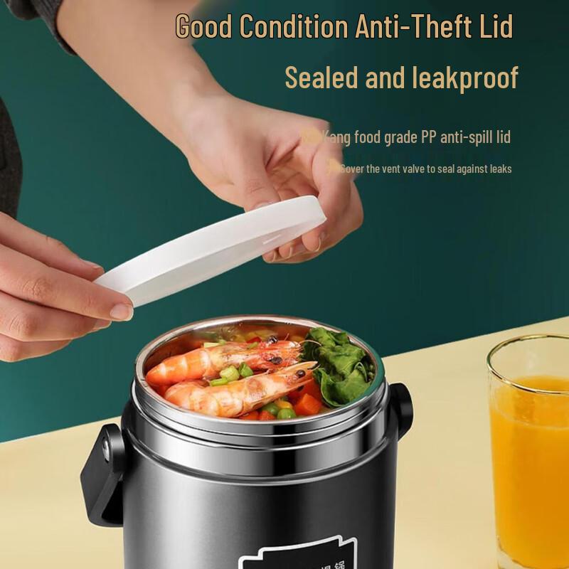 Paslanmaz Çelik Çok Katmanlı Yalıtımlı Öğle Yemeği Kabı