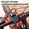 Fahrrad Elektrische Glocke Fahrrad USB Lade Horn MTB Mountainbike Warnung Sicherheit Ring Wasserdichte Glocke Radfahren Zubehör