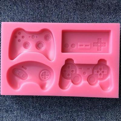 Silicone Mold Gamers Boy Gift Game Controller Shape Fondant Cake Decoration Sugar Mold Baking