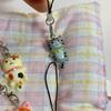 Y2k Phone Charm Cute Cat Pendant Keychain Phone Chain Strap Lanyard Jewelry Gift