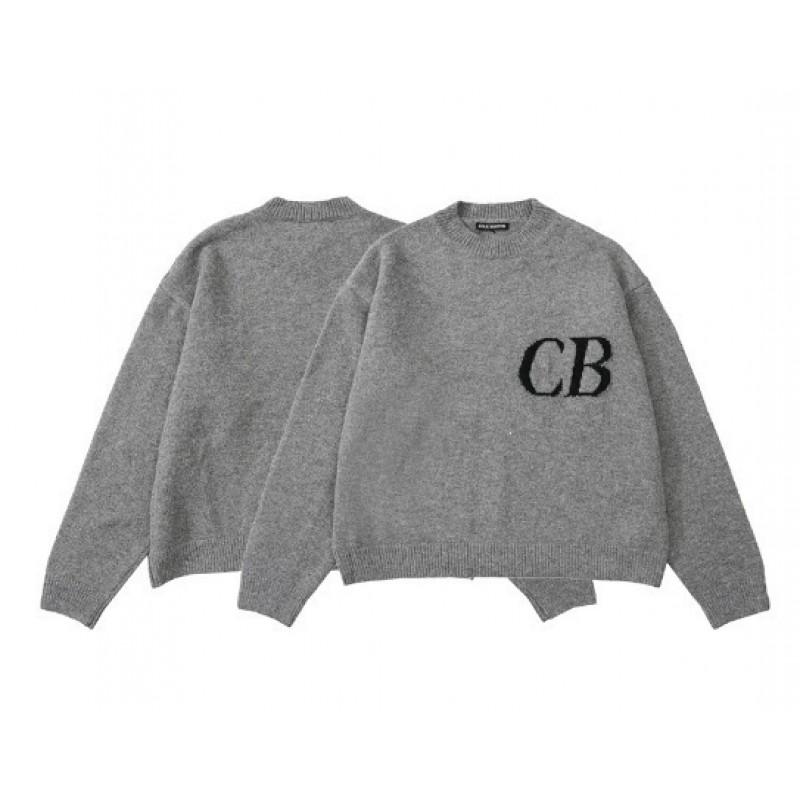 Unisex Retro Streetwear Strickpullover mit CB Rundhalsausschnitt Lockerer Sitz Acryl Pullover Herren Damen