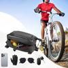 3L Bike Handlebar Bag Multifunctional Bike Front Tube Bag Adjustable Strap Bicycle Storage Bag Hard Shell Cycling Accessories
