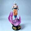 Figura de anime de dragón de 25 cm, Goku Ultra Instinto Super Saiyan, estatua de PVC, modelo de adorno, colección de juguetes de regalo.