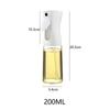 1pc Oil Spray Bottle Kitchen Household Barbecue Olive Oil Cooking Oil Spray Pot Atomization Fat Reduction Oil Spray Artifact Oil Spray