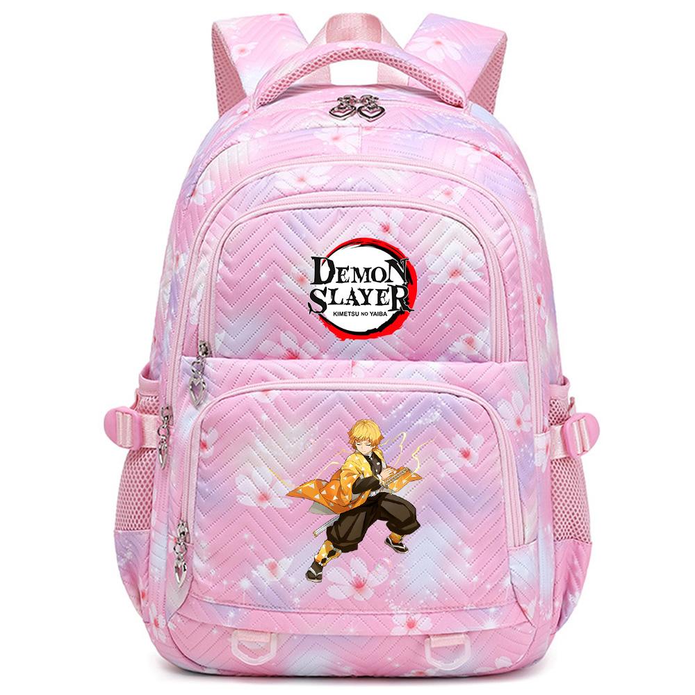 Školní batoh s potiskem Anime Demon Slayer pro studenty, teenagery, chlapce, dívky, ženy, cestovní batoh Mochila Escolar