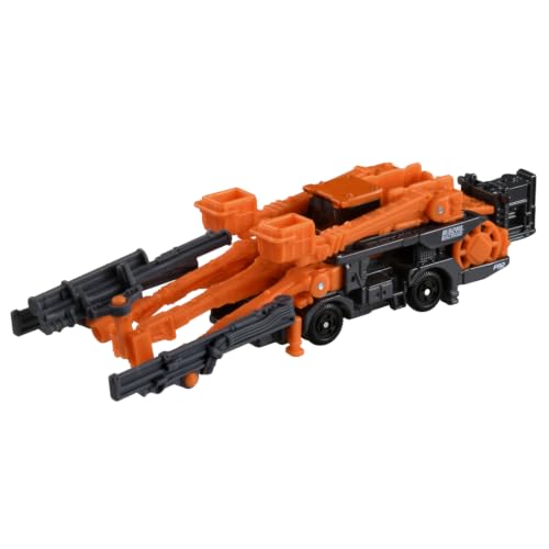 TAKARA TOMY Tomica Long Type Tomica No.136 Koga Rock Drill Boltinger (B32RL) Mini Car Toy Ages 3+