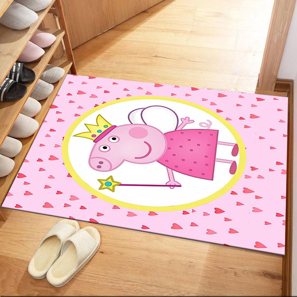 Peppa Pig Fairy Tale Square rugs are a great choice for living rooms, bedrooms, home décor, and as gifts.