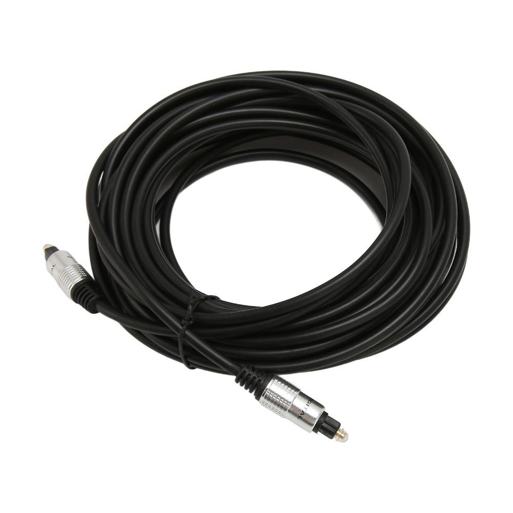 Gold Plated Digital Sound Cable Aluminum Alloy Housing Fiber Optic Cable Digital Audio Devices