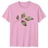 Earthy Botanical Leaves Unisexs TShirt Watercolor Botanical Birthday Gift For Her