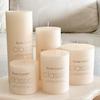 Scentless Smokeless Cylinder Candles for Weddings, Birthdays, Romantic Decor, Hotel, Church, or Dining.