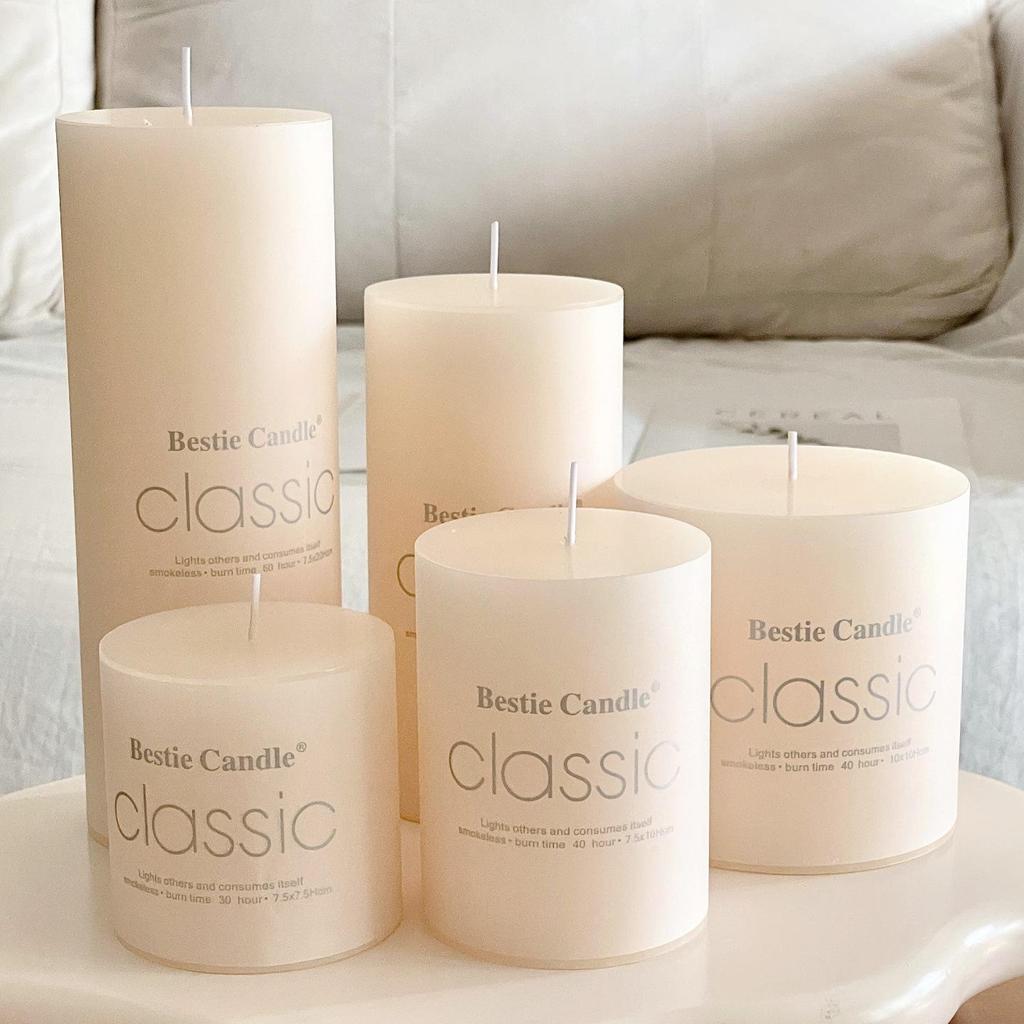 Scentless Smokeless Cylinder Candles for Weddings, Birthdays, Romantic Decor, Hotel, Church, or Dining.