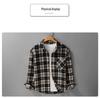 Autumn 2023 Men's Retro Plaid Long Sleeve Shirt - Loose and Comfortable