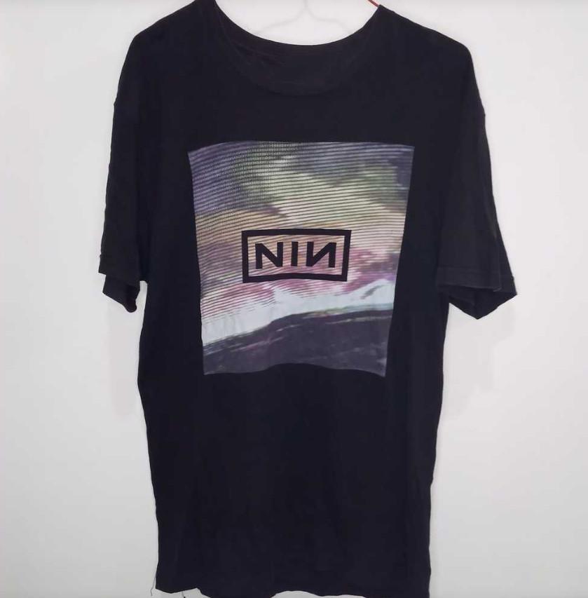 Винтажная футболка унисекс для взрослых Nine Inch Nails Хлопок UB375 S
