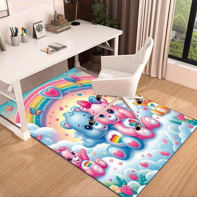 Rainbow Bears  Carpet, Chair Rug,Rug for Office Bedroom living rooms, Doormat decor Fan Gift Christmas Gift