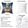 Lord Shiva Hindu God Buddha Cushion Cover Reversible Plush Pillow Cover – For car, sofa, bedroom, perfect as a gift.