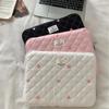 11/13/15 Inch Universal Korean Fashion Tablet PC Case Jacquard Heart Laptop Comupter Storage Bag Portable Large Capacity Bag