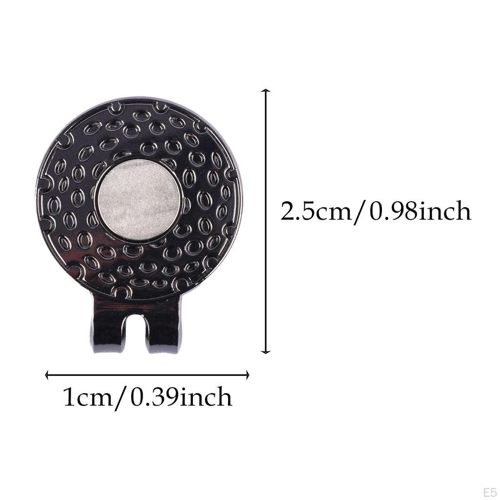 6 Stück Golf Hut Clips Ballmarker Kappenhalter Training Tragbar für Taschen