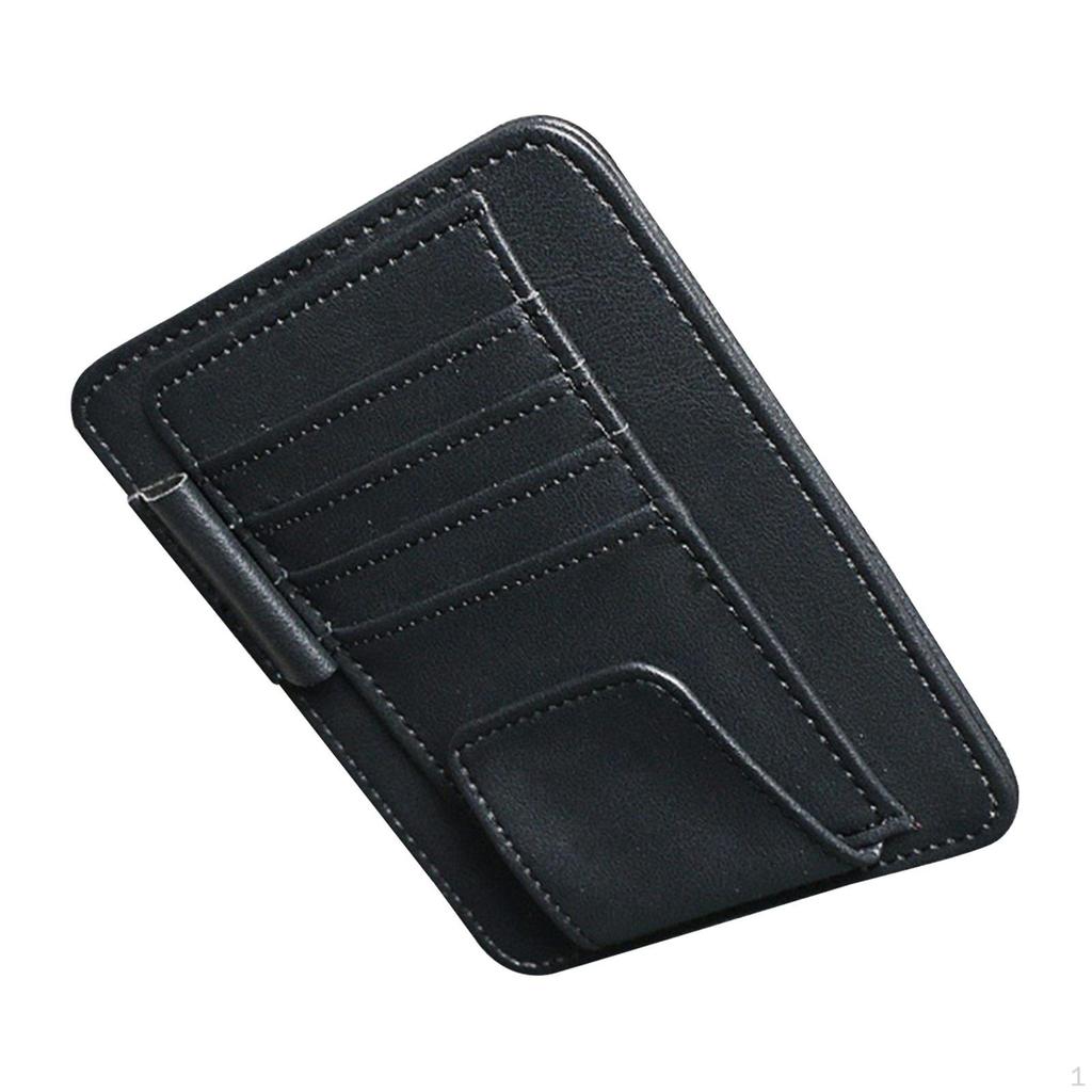 Automobile Sun Visor Storage Glasses Organizer Artificial PU Leather for Atto 3 Yuan Plus Space