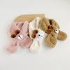 Girls Neck Scarf InsStyle Baby Cartoon Scarf Furry Plush Neck Warmer for Outdoor