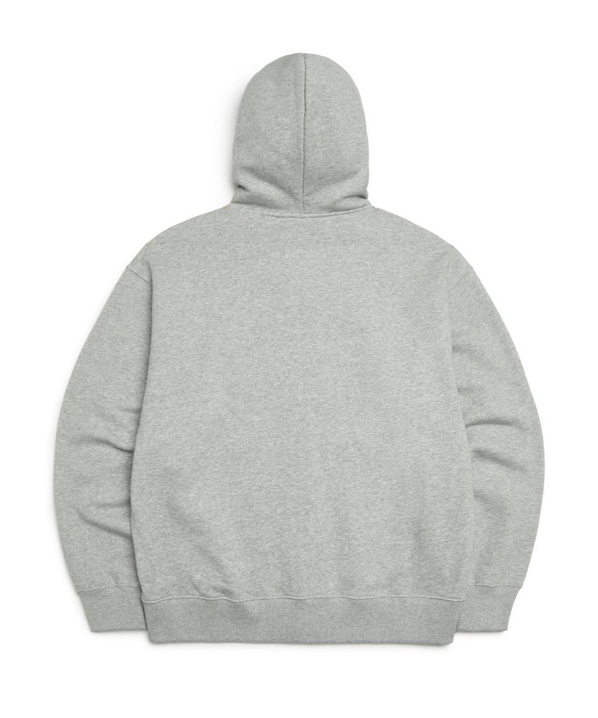 Mark Gonzales Mg Applique Zip-Up Hoodie - M/Grey