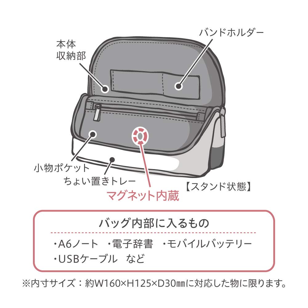 Sonic Mobile Canvas Gray Bag-in-Bag Sma-Sta U-Trim UT-4041-GL