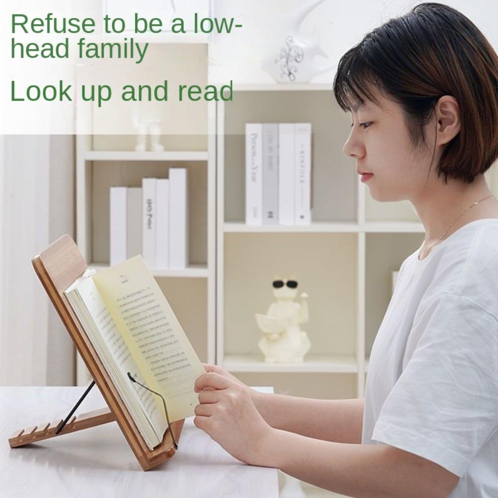 Office Supplies Painting Laptop Reading Stander Books Holder Book Stander Desk Bookshelf