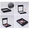 PE Film Floating Frame Box Ring Jewelry Display Box Durable 3D Packaging Case  Hair Clip