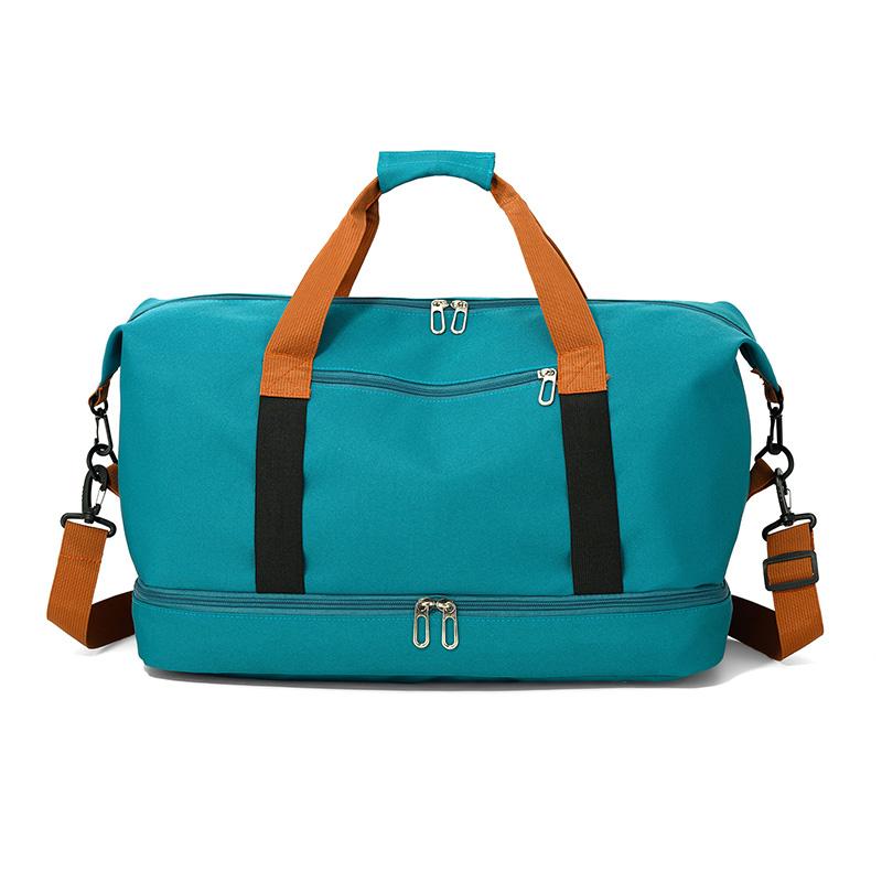 Damen Sporttasche, Trocken- und Nasstasche, Handtasche, Multifunktions-Schwimmtasche, Schultertasche, Wochenend-Fitnesstasche, Yoga-Schuhe, Tagesrucksack