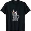 Einhorn-Hut Britisch Kurzhaar Katze Haustier T-Shirt Sweatshirt Hoodie Tanktop V-Ausschnitt für Herren Damen Kinder