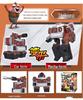 Laughing Larva Toys: Mecha Team Transforming Car-Robot Set for Boys