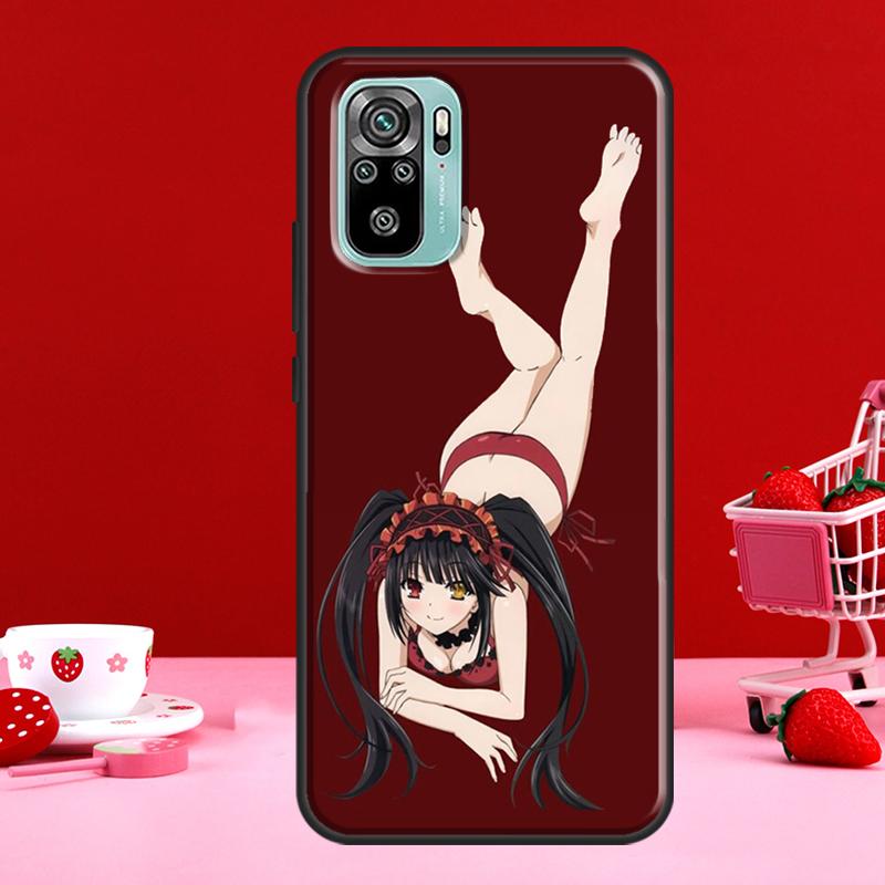 Date A Live Tokisaki Kurumi For Xiaomi Redmi Note 8 9 10 11 Pro Note 10S 9S 11S Case For Redmi 9 10 9T 9A 9C Coque