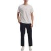 Fila White Minimalist Fashion Classic Basic Casual Sports Versatile Comfortable Short Sleeve T-Shirt Men Tops Steam-Grey F11M613102FGY