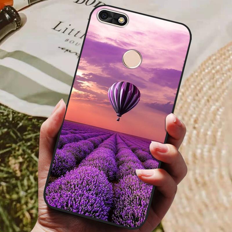 Per Huawei P Smart 5.65 pollici Custodia in TPU Morbido Silicone Lupo Carino Cover Posteriore Custodia per Telefono Per Huawei P Smart 2018 FIG-LX1 Custodia PSmart