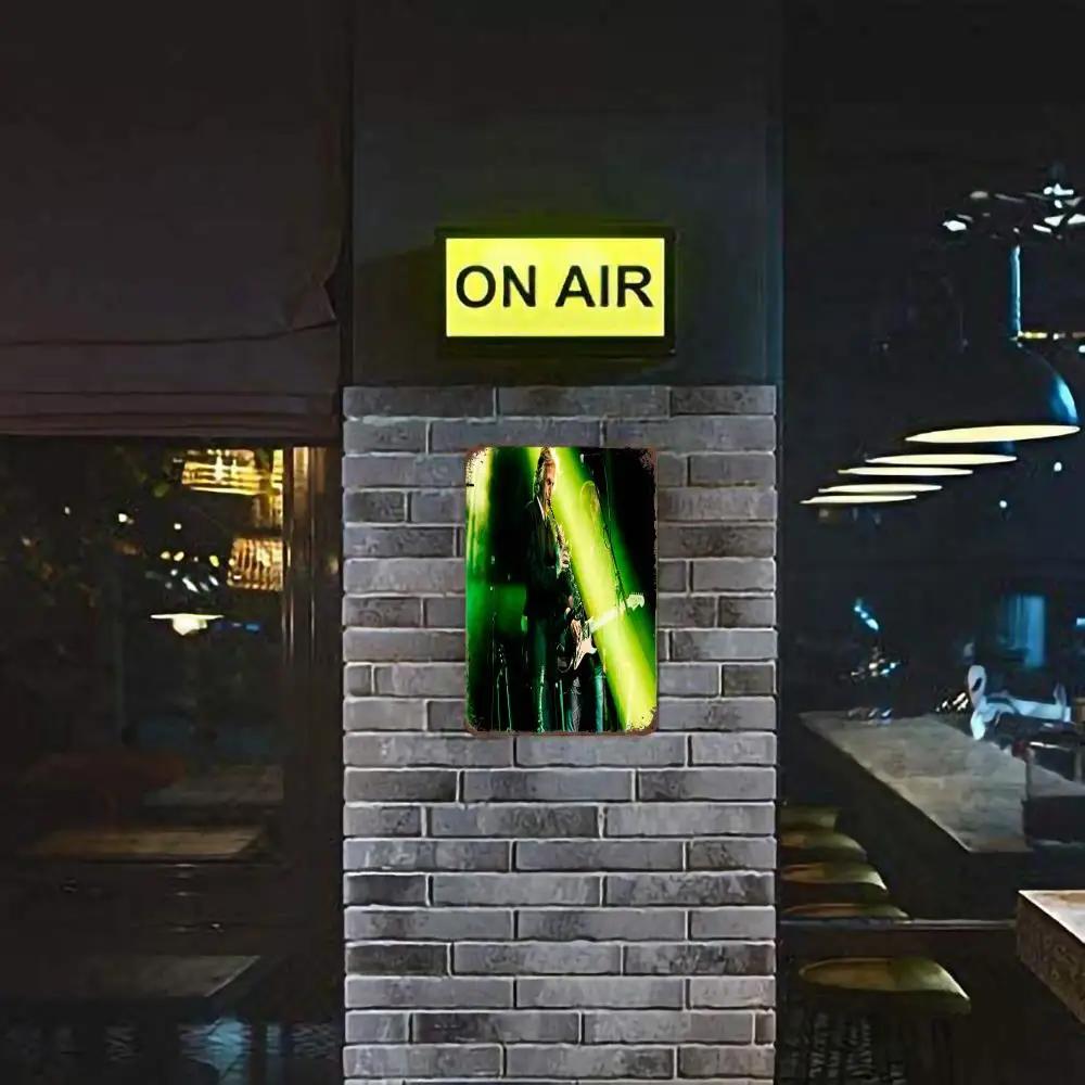 Dire Straits Band Metall Deko Poster Vintage Blechschild Metallschild Dekorative Plakette für Pub Bar Man Cave Club Wanddekoration