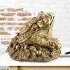 Brass Golden Toad Three Legged Toad Lucky Pray Decoration Shop Parlor Opening Gift (1)