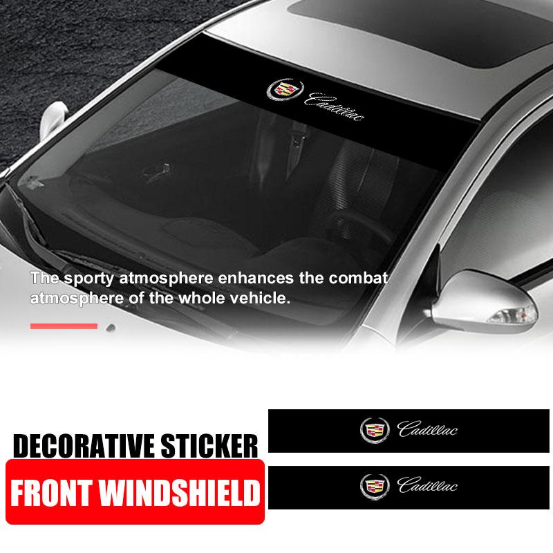 Pegatinas Reflectantes para Parabrisas Delantero y Trasero de Coche Para Cadillac CT5 CT6 CTS Seville ATS CT4 XTS Celestiq Ciel Escala SRX XT4 XT5 XT6 EV XLR Elmiraj EXT