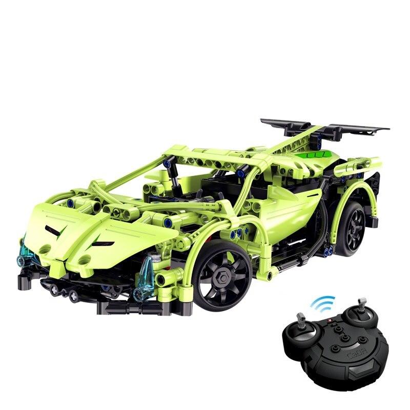 Technical Rechargeable Battery Remote Control RC Car Model Bricks