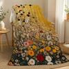 Gustav Klimt Künstler Wohndecke 240g Flanell, geeignet für Sofas, Betten, Büros, exquisites Geschenkdecke