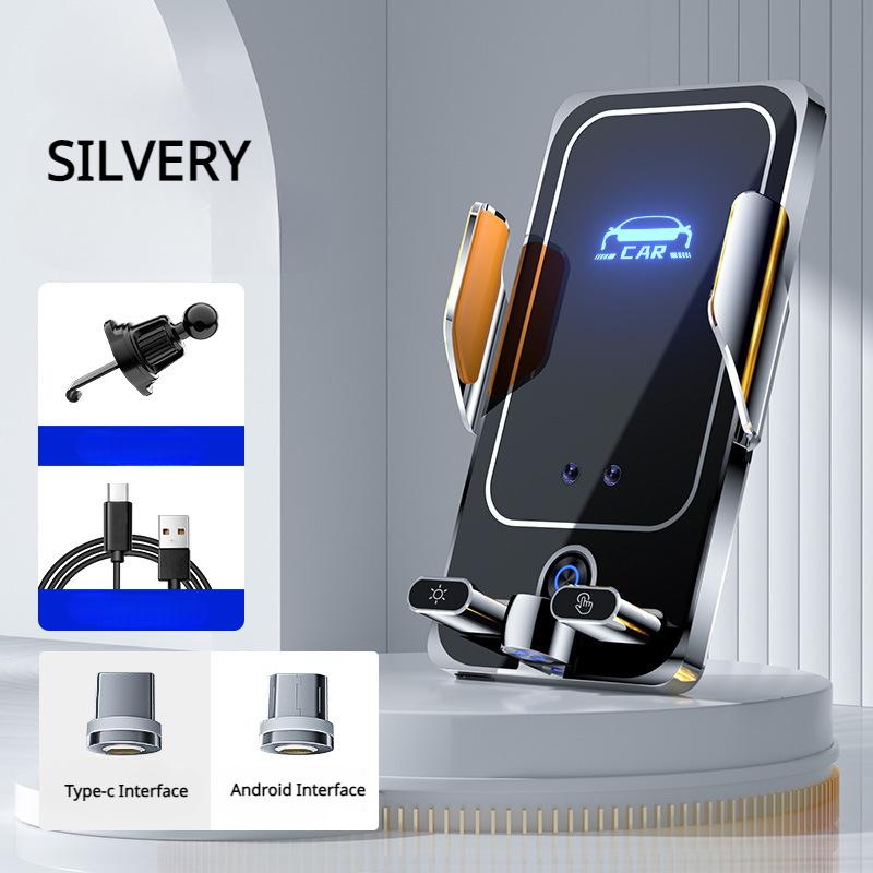 66W Car Wireless Charger Magnetic Auto Car Mount Phone Holder For iPhone 14 13 12 For Samsung Infrared Induction Fast Charging