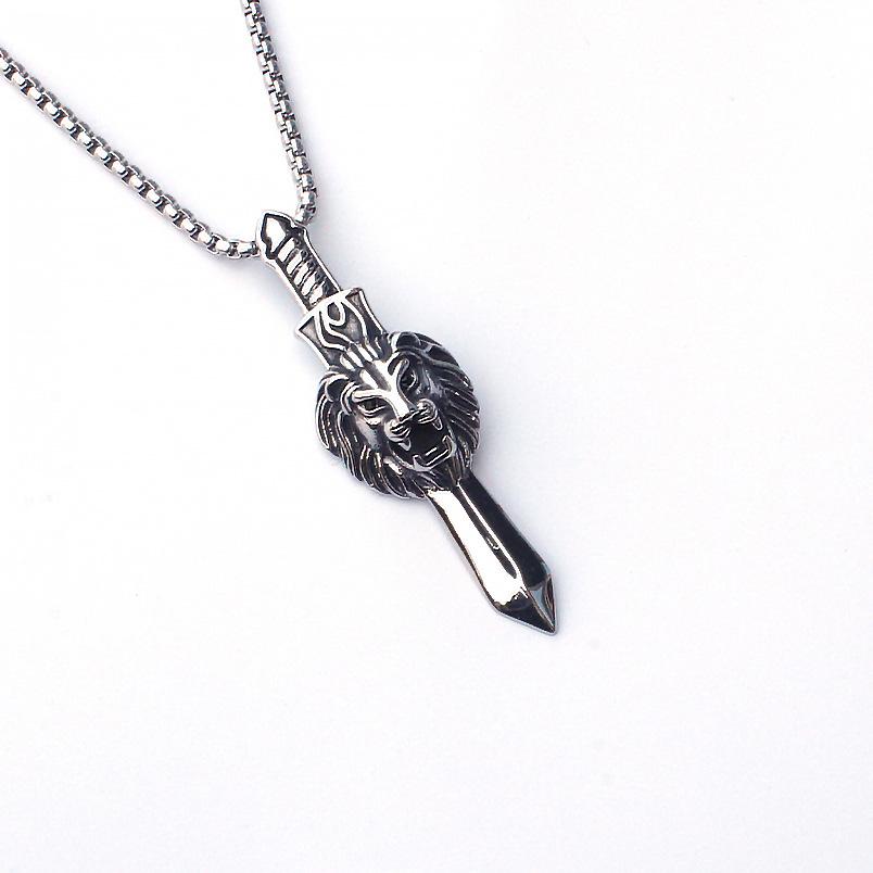 Hip-Hop Zodiac Year of the Snake Pendant: Cobra King Necklace for Men & Women - Stainless Steel Animal Jewelry