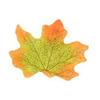 Set of 100 Artificial Maple Leaf Decorations Simulation Silk Fabric Maple Leaf for Home Wedding and Festive Displays