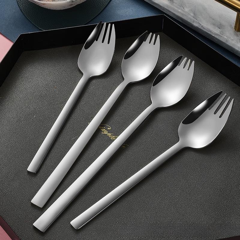 304 Stainless Steel Integrated Noodle Spoon Fork