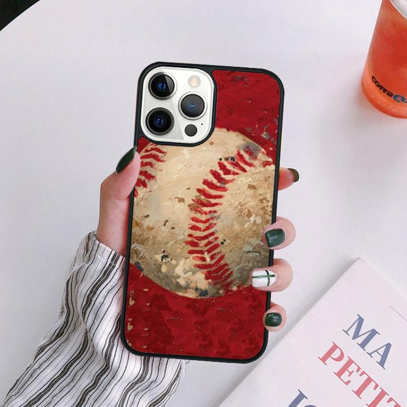 Love Baseball Sport Phone Case For iPhone 17 Air 14 13 12 16Pro Max 15 11 Plus Cover Shell Max coque